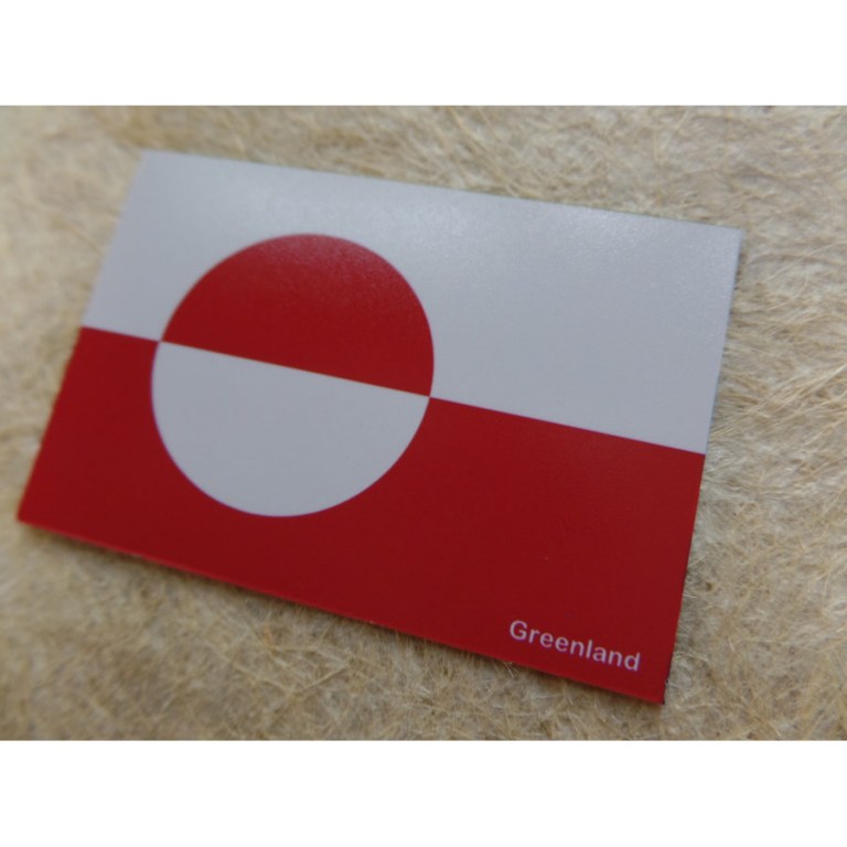 Aimant drapeau Groenland