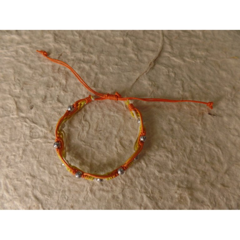 Bracelet ola jaune/orange