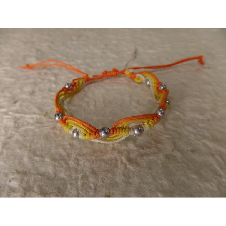 Bracelet ola jaune/orange