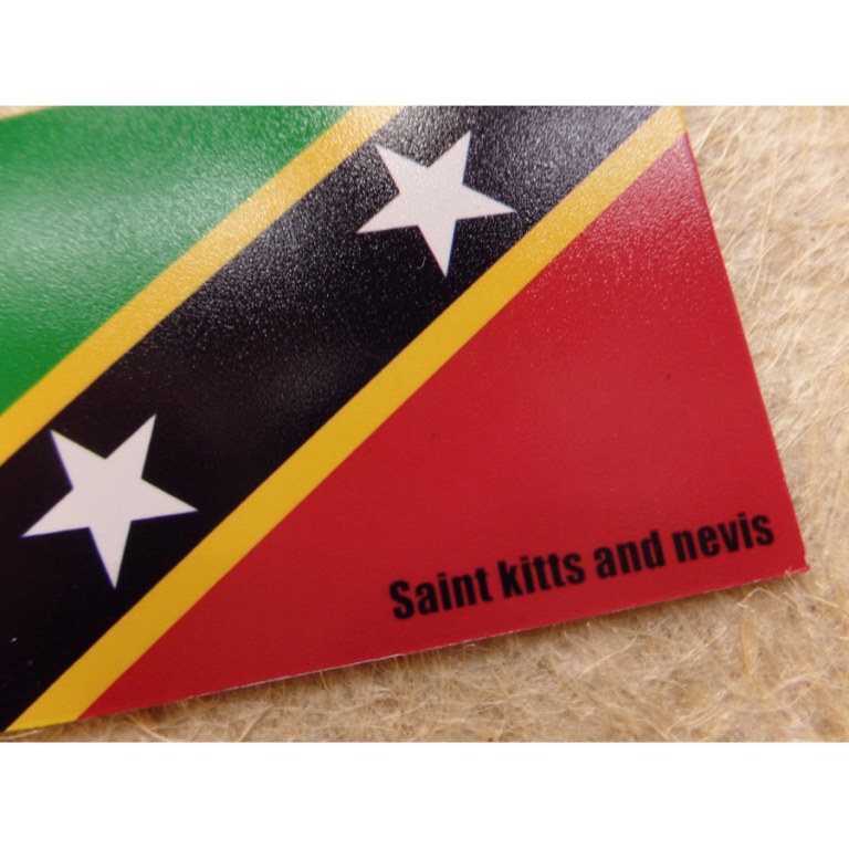 Aimant drapeau St Kitts & Nevis