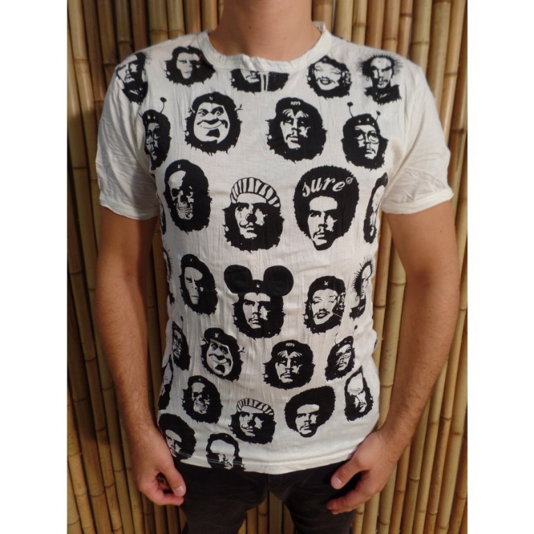 Tee shirt blanc Che Guevara