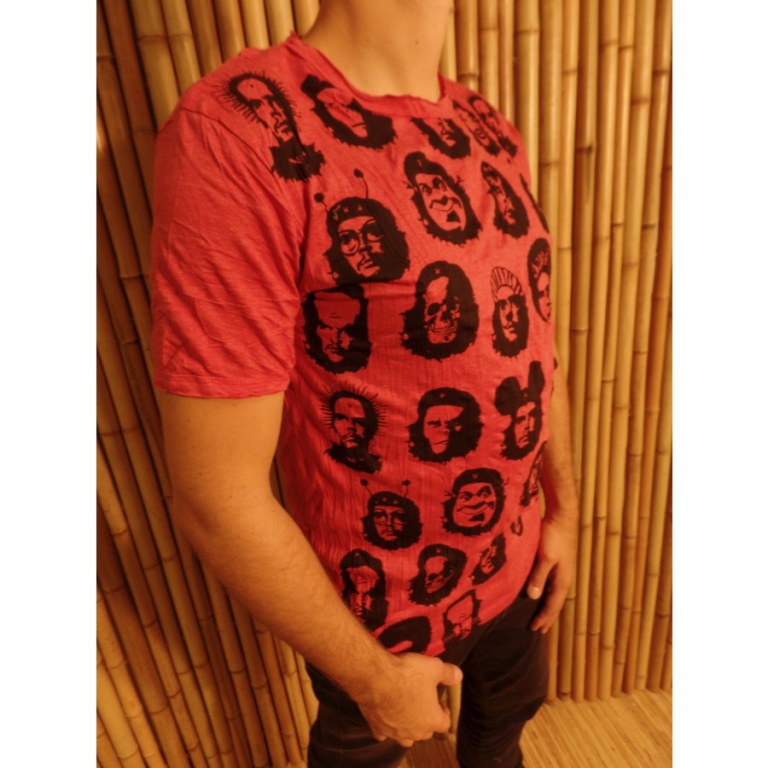 Tee shirt rouge coquelicot Che Guevara
