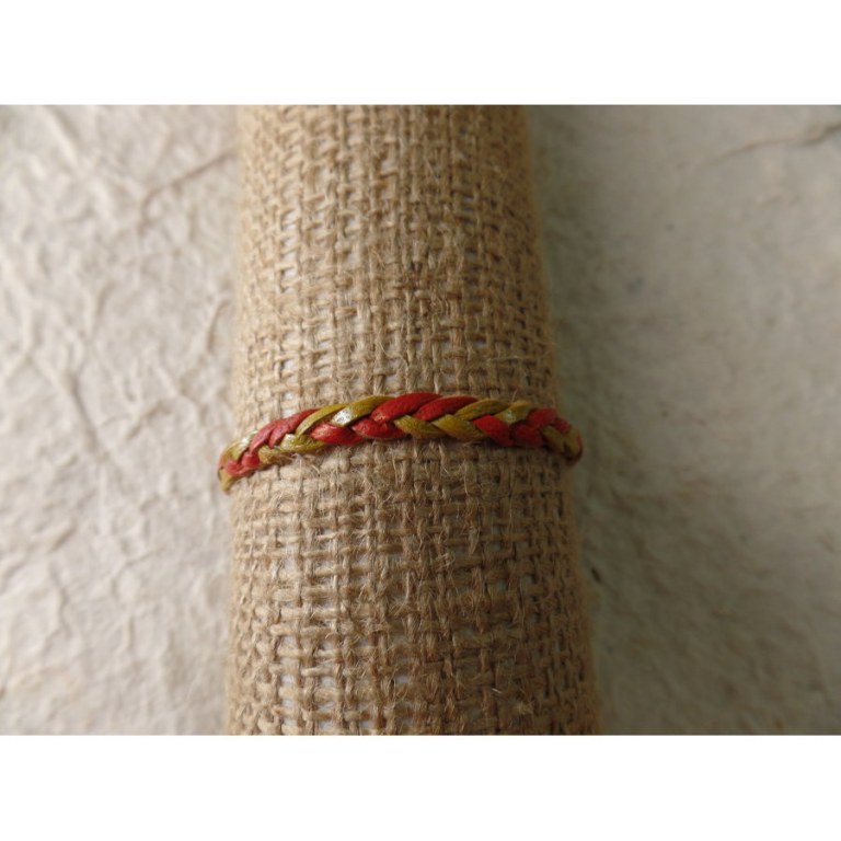 Bracelet kawan jaune/rouge