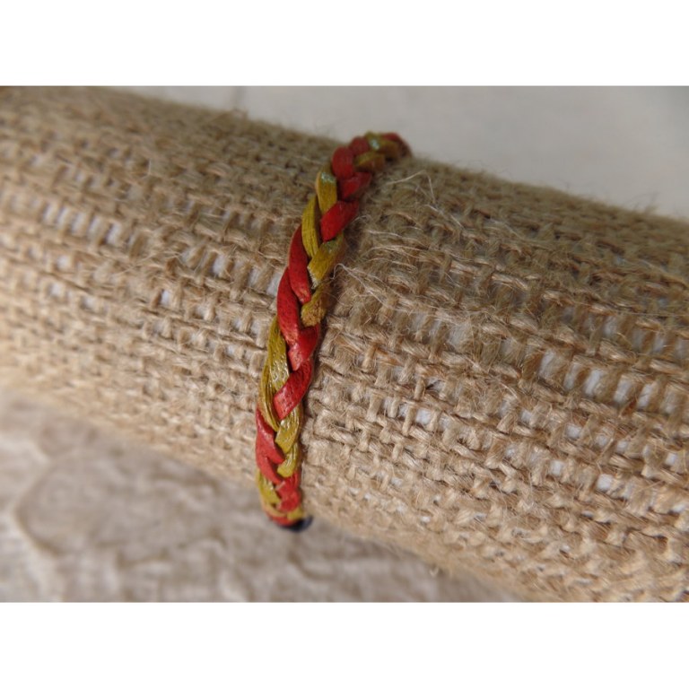 Bracelet kawan jaune/rouge