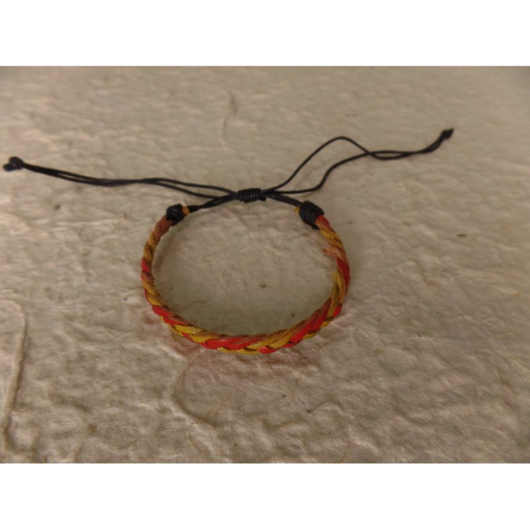 Bracelet kawan jaune/rouge