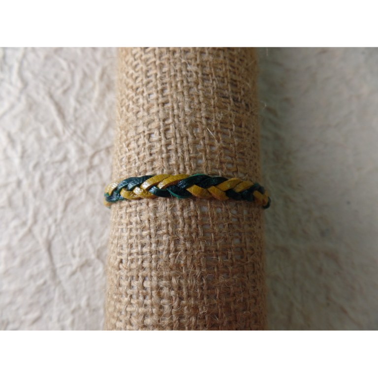 Bracelet kawan jaune/vert