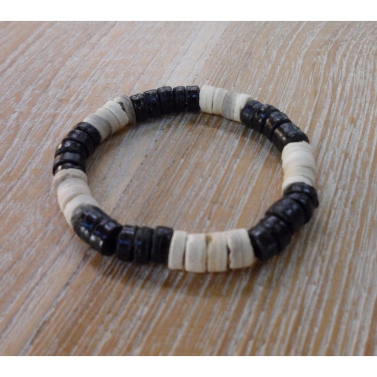 Bracelet fantasia black & white