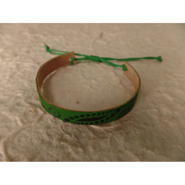 Bracelet pita vert