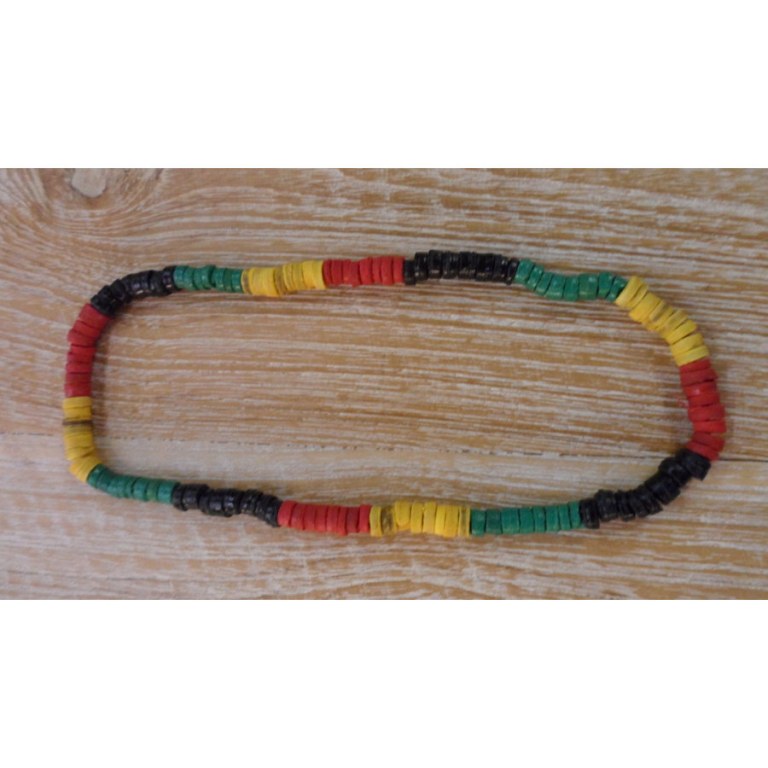 Collier rasta surf 1