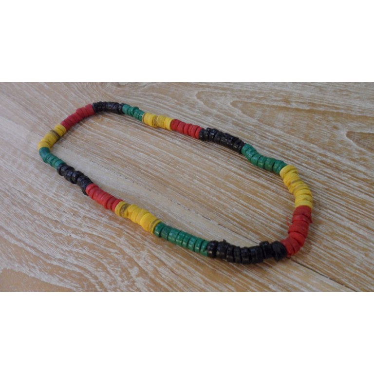 Collier rasta surf 1