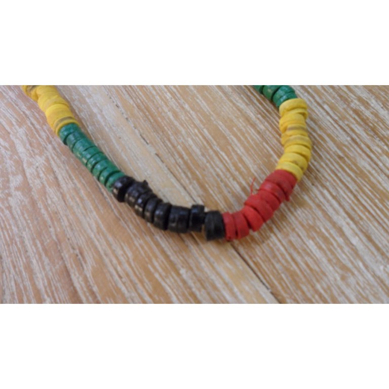 Collier rasta surf 1