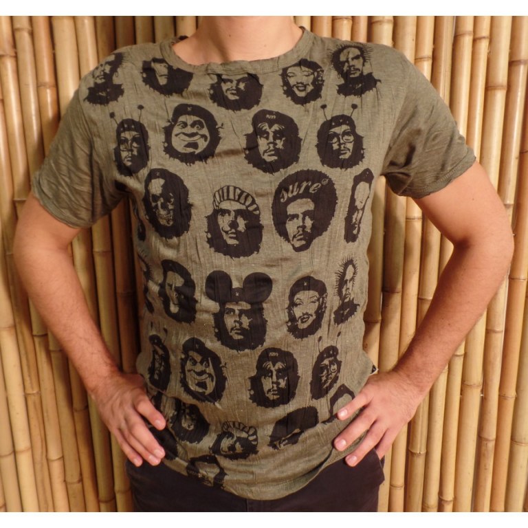 Tee shirt kaki Che Guevara