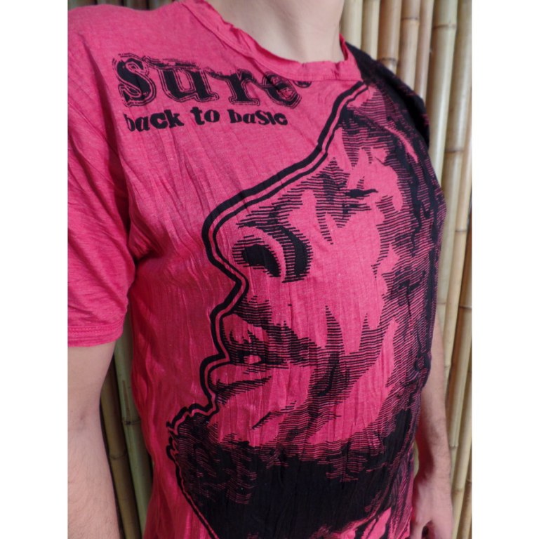 Tee shirt Bob Marley rouge