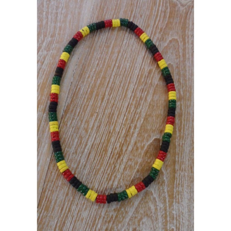 Collier surf rasta