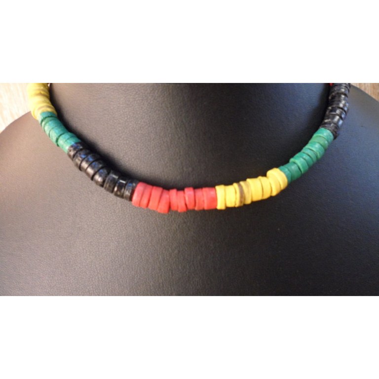 Collier rasta surf 1