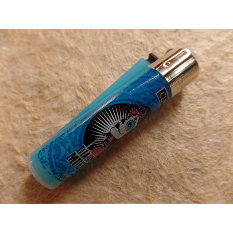 Briquet dia de los muertos bleu