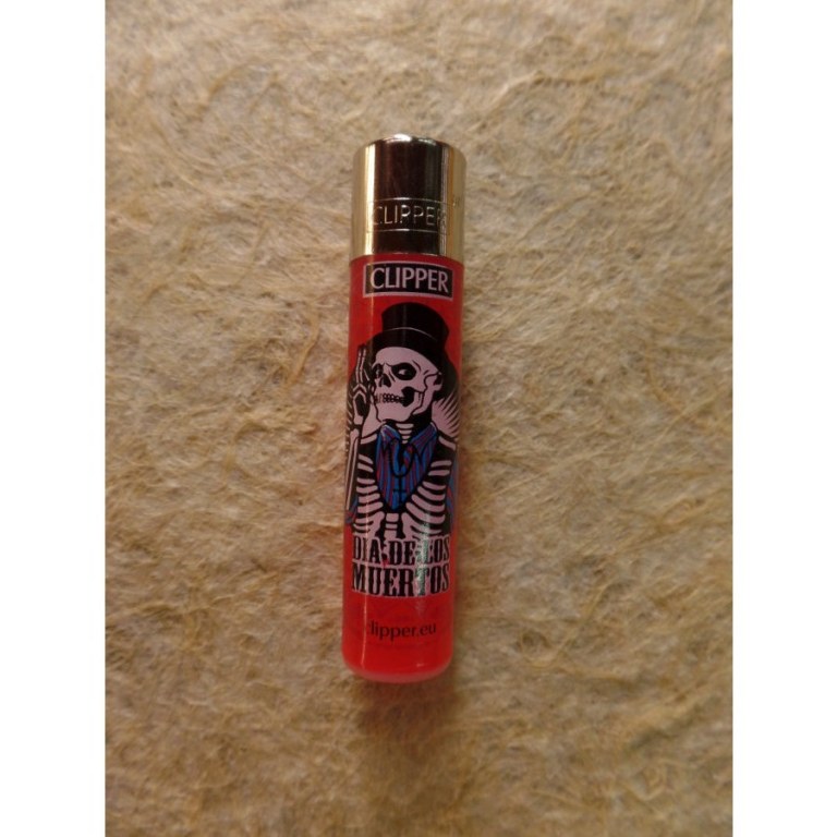 Briquet dia de los muertos rouge