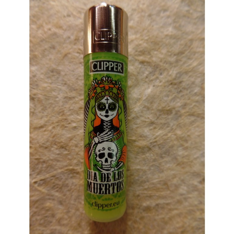 Briquet dia de los muertos vert