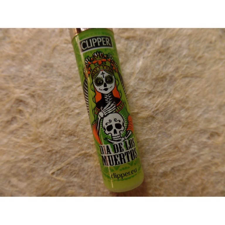 Briquet dia de los muertos vert