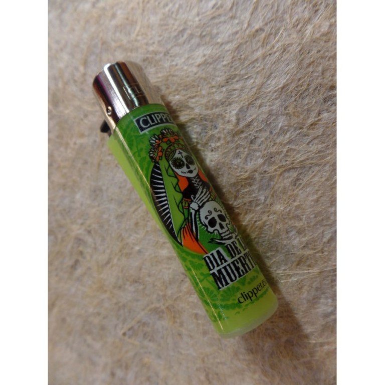 Briquet dia de los muertos vert