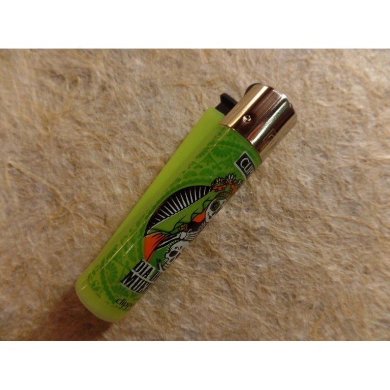 Briquet dia de los muertos vert