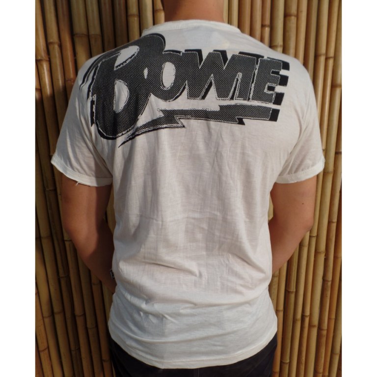 Tee shirt David Bowie blanc