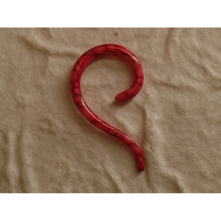 Elargisseur d'oreille ? serpent rose 