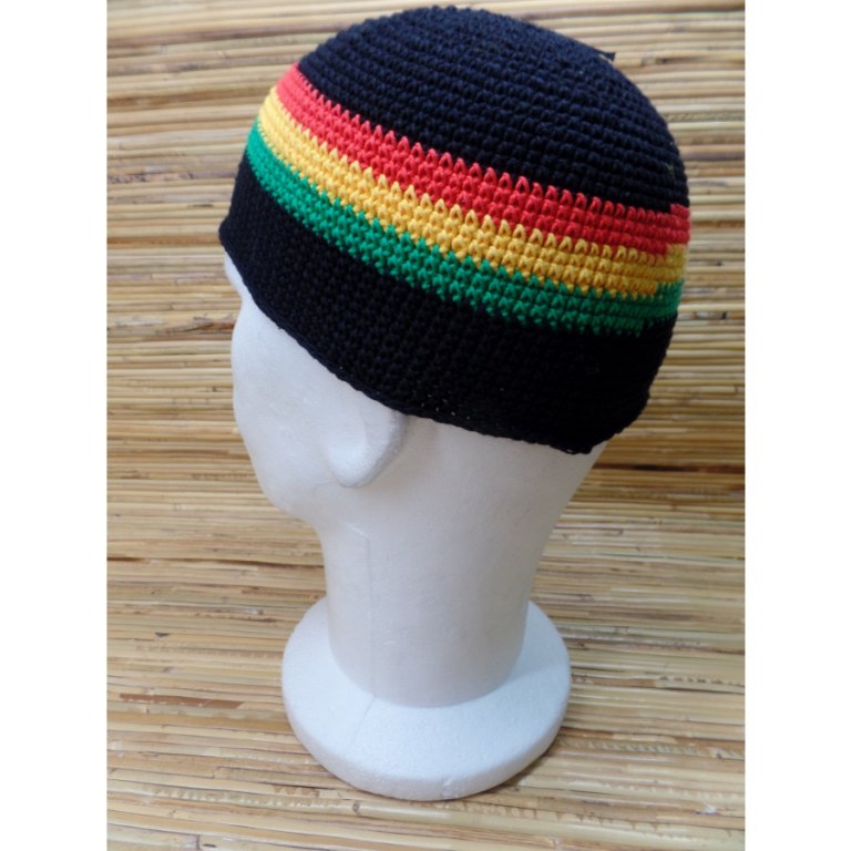 Bonnet rasta Black Hill