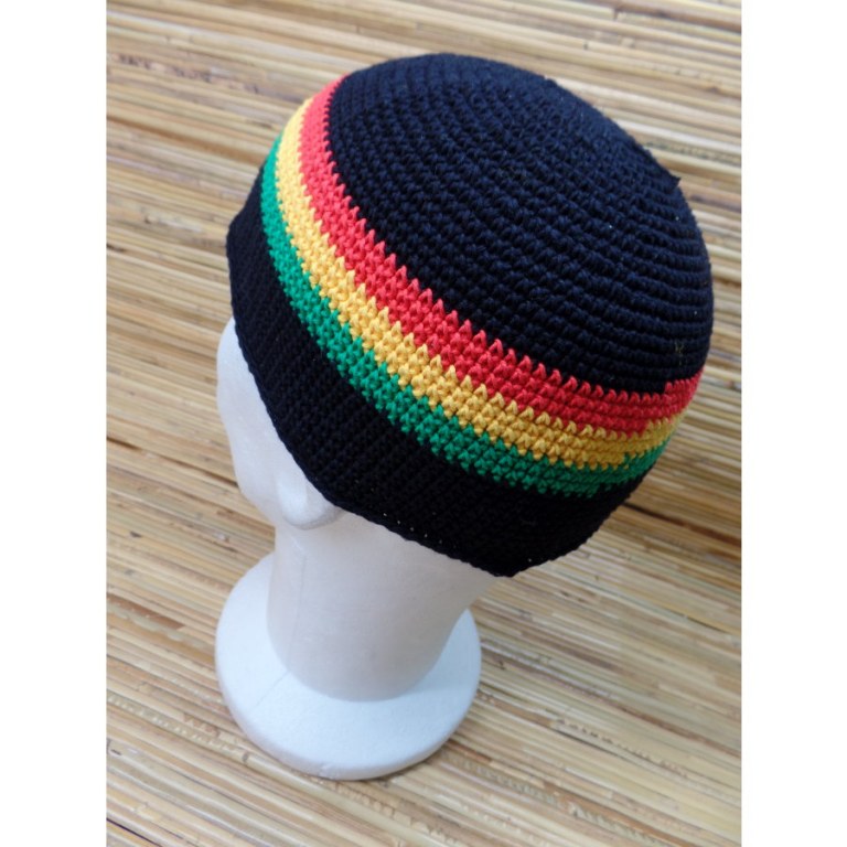 Bonnet rasta Black Hill