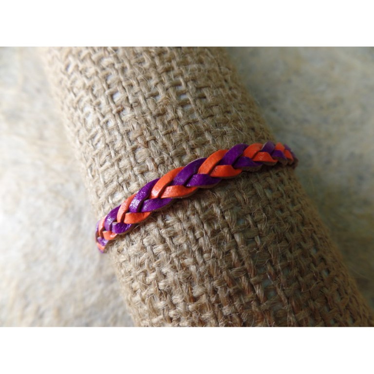 Bracelet akhir orange/mauve