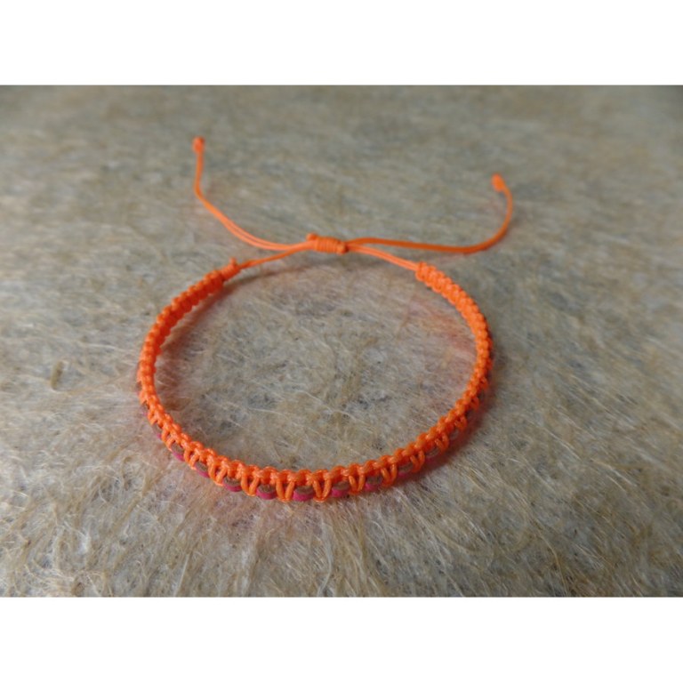 Bracelet akhir orange/rose