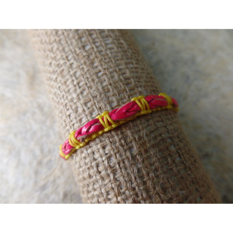 Bracelet akhir jaune/rose