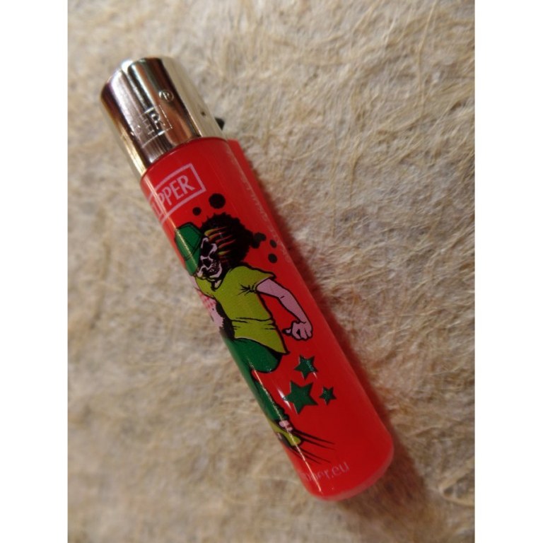 Briquet skate skulls rouge