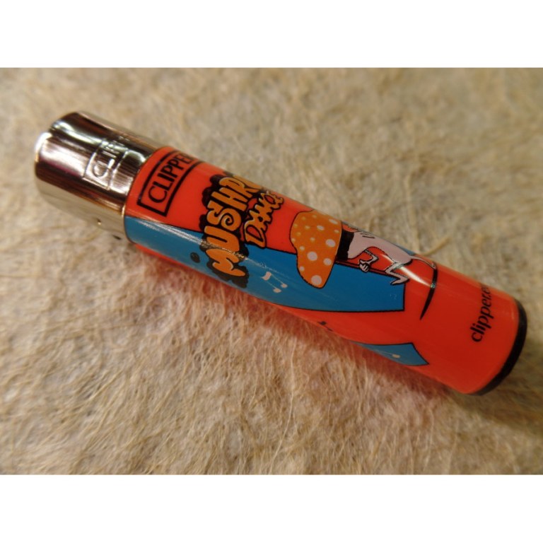 Briquet champignon dansant orange