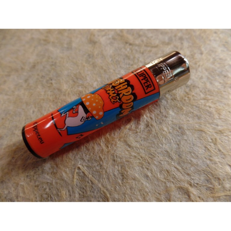 Briquet champignon dansant orange