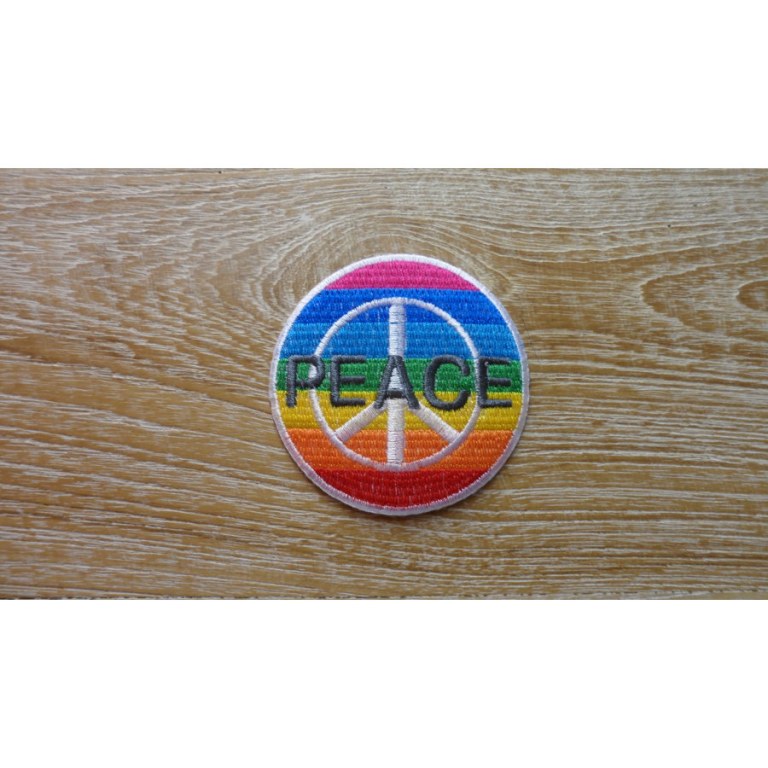 Patch rainbow peace & love