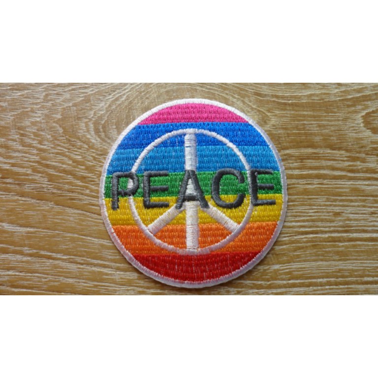 Patch rainbow peace & love