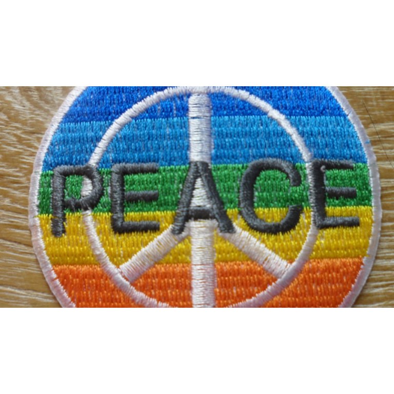 Patch rainbow peace & love