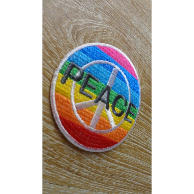 Patch rainbow peace & love