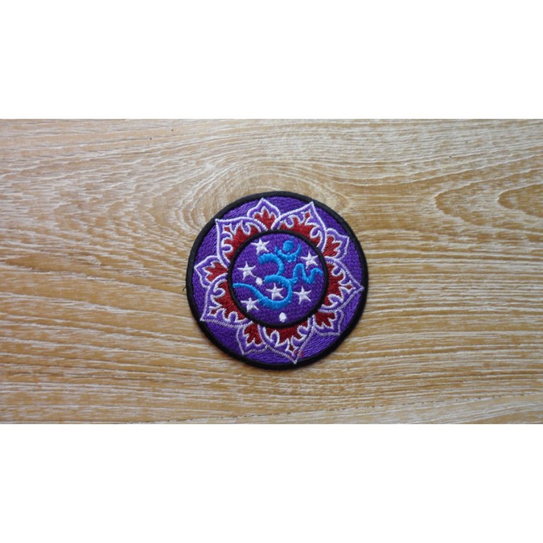 Patch Aum lotus mauve