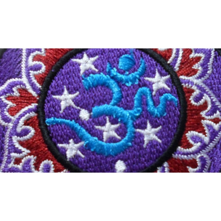 Patch Aum lotus mauve