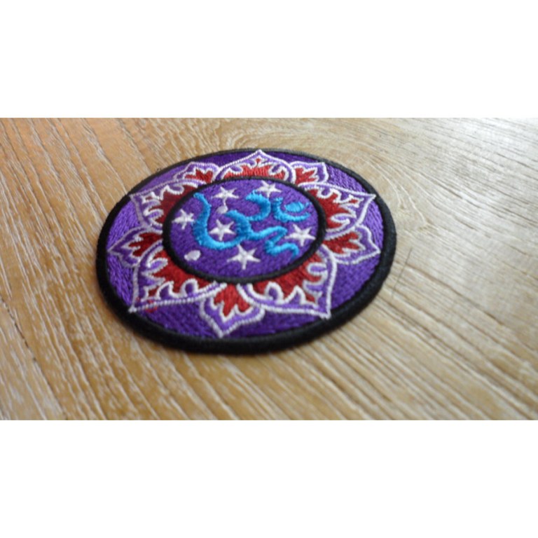 Patch Aum lotus mauve