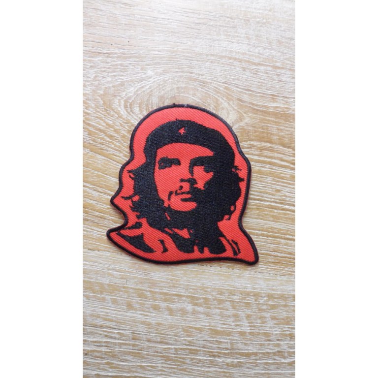 Ecusson rouge et noir Che Guevara 