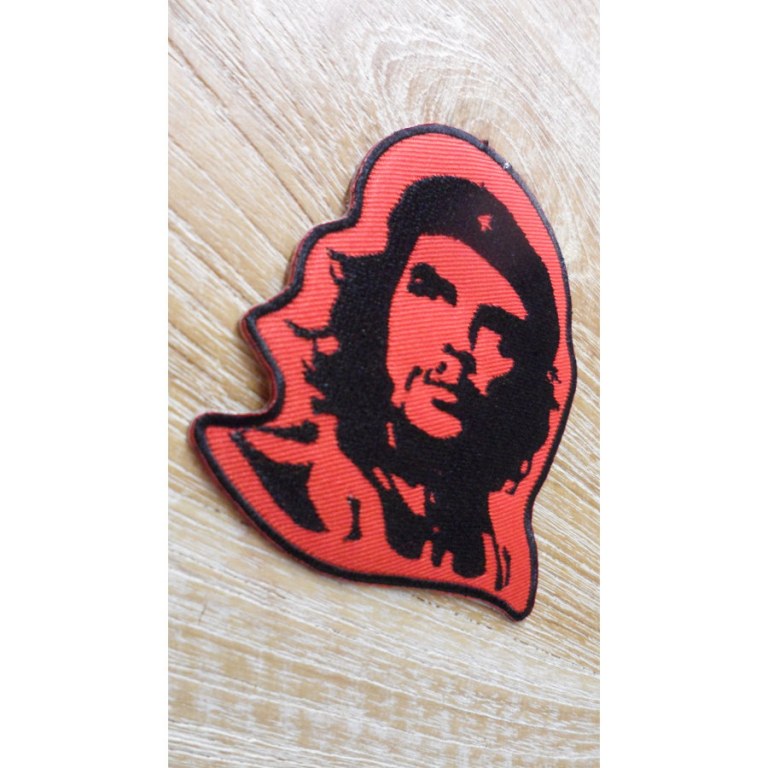 Ecusson rouge et noir Che Guevara 