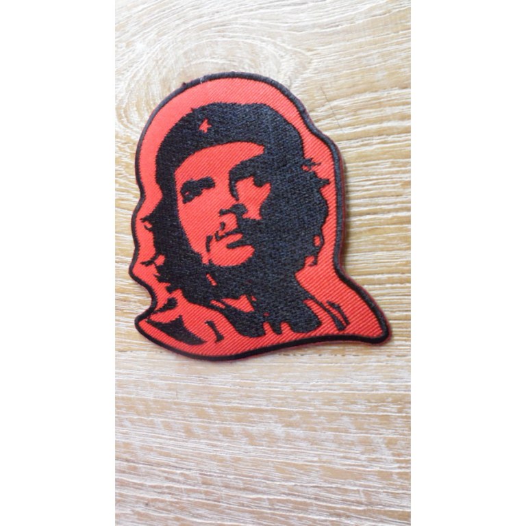 Ecusson rouge et noir Che Guevara 