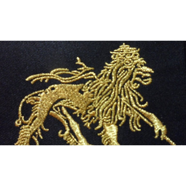 Ecusson lion rastafari