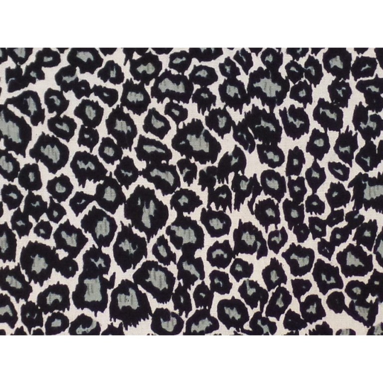Bandana taches grises léopard