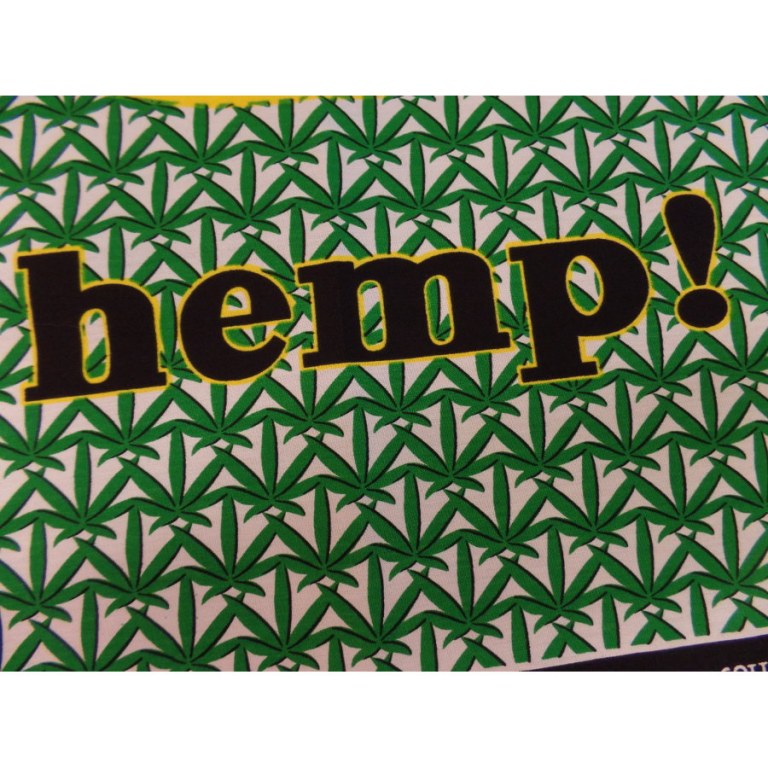 Bandana feuille à fumer hemp