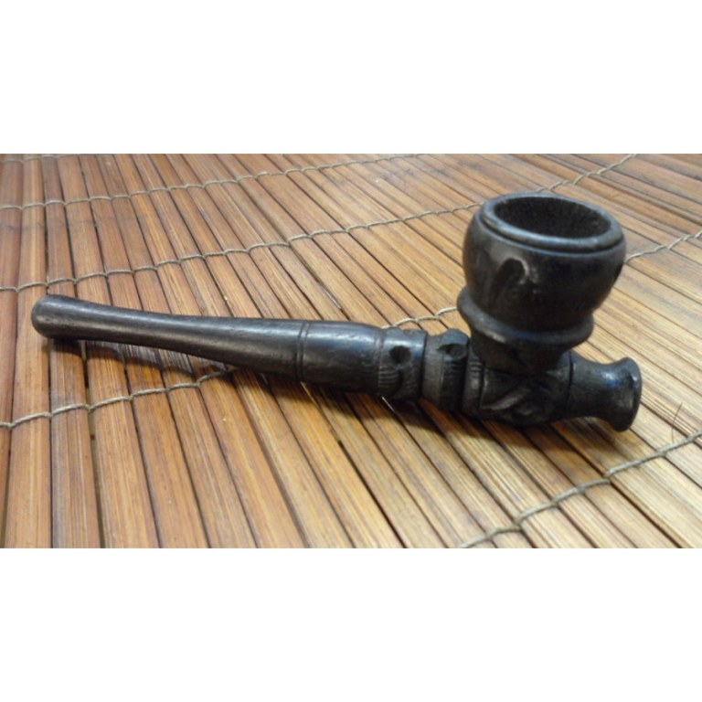 Pipe gravée black