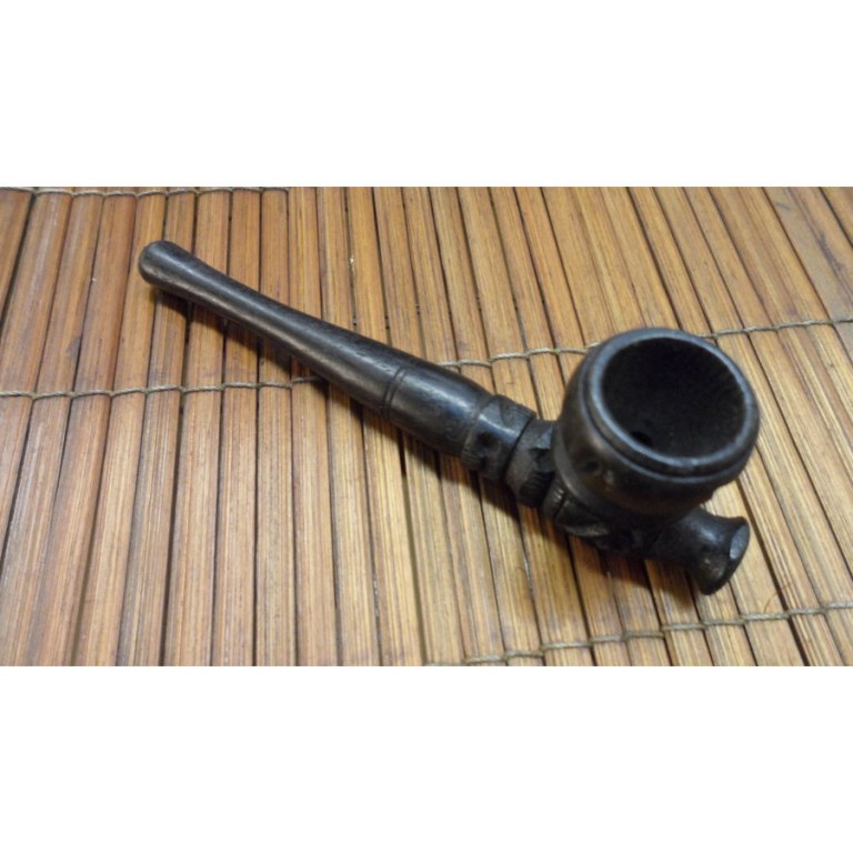 Pipe gravée black